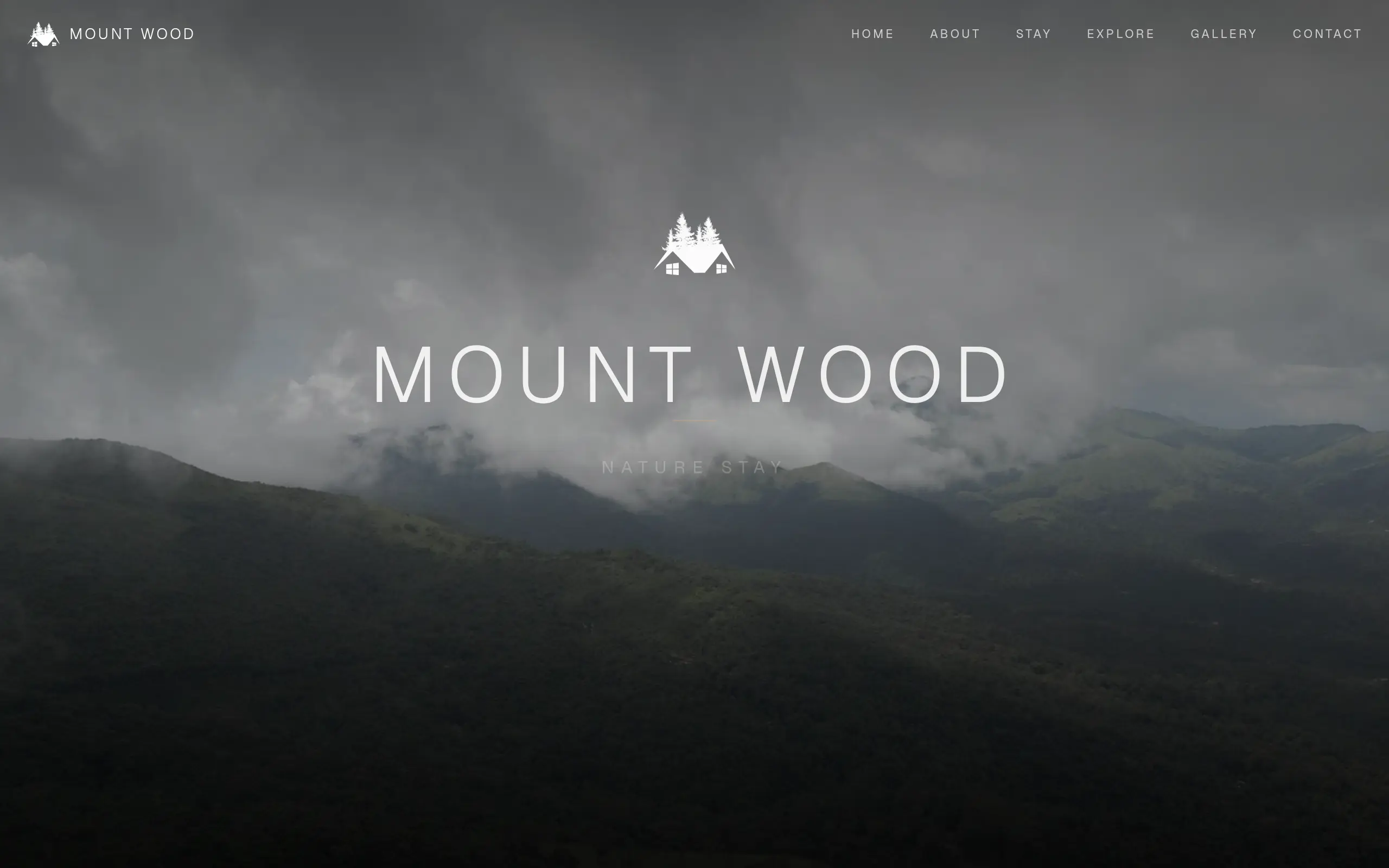 Mount Wood Nature Stay — Next.js · Hostinger
